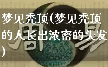 梦见秃顶(梦见秃顶的人长出浓密的头发)_https://www.dao-sheng-yuan.com_生肖属相_第1张