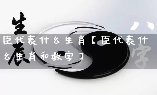 臣代表什么生肖【臣代表什么生肖和数字】_https://www.dao-sheng-yuan.com_十二星座_第1张