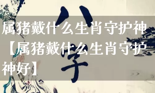 属猪戴什么生肖守护神【属猪戴什么生肖守护神好】_https://www.dao-sheng-yuan.com_算命_第1张