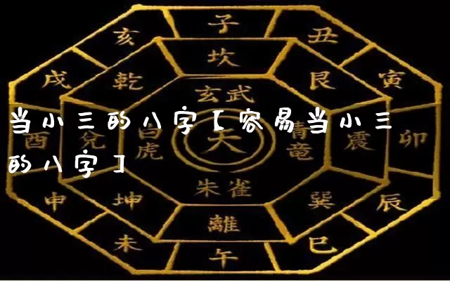 当小三的八字【容易当小三的八字】_https://www.dao-sheng-yuan.com_五行_第1张