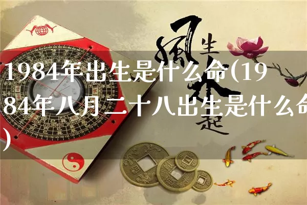 1984年出生是什么命(1984年八月二十八出生是什么命)_https://www.dao-sheng-yuan.com_易经_第1张