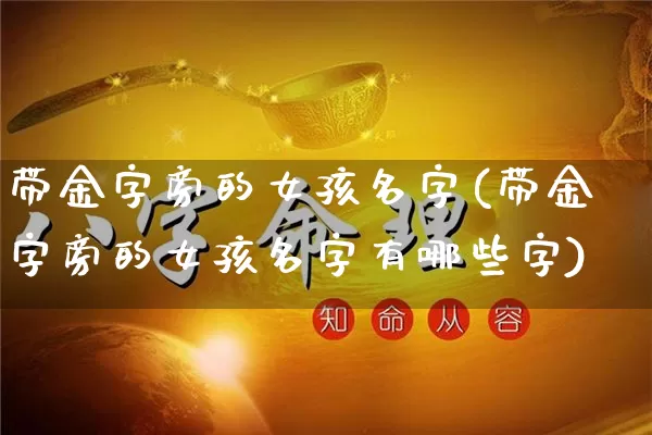 带金字旁的女孩名字(带金字旁的女孩名字有哪些字)_https://www.dao-sheng-yuan.com_起名_第1张