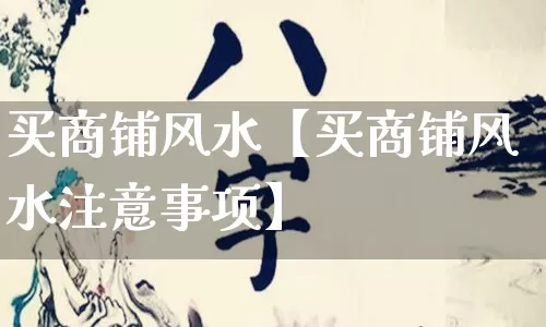 买商铺风水【买商铺风水注意事项】_https://www.dao-sheng-yuan.com_五行_第1张