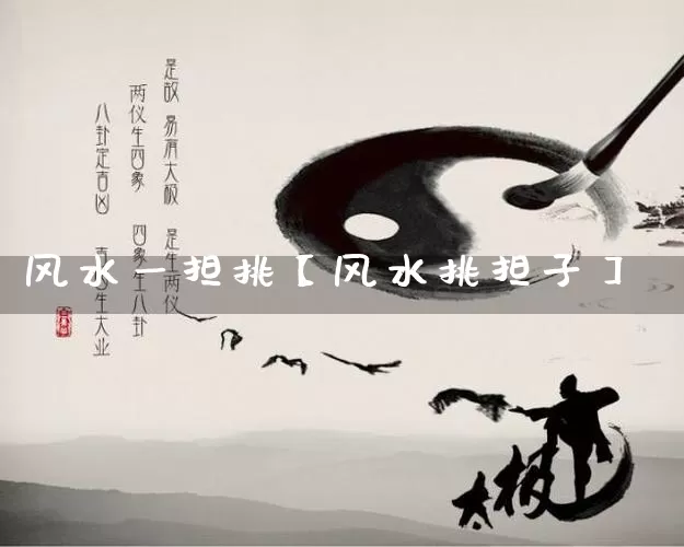 风水一担挑【风水挑担子】_https://www.dao-sheng-yuan.com_易经_第1张