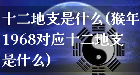 十二地支是什么(猴年1968对应十二地支是什么)_https://www.dao-sheng-yuan.com_算命_第1张