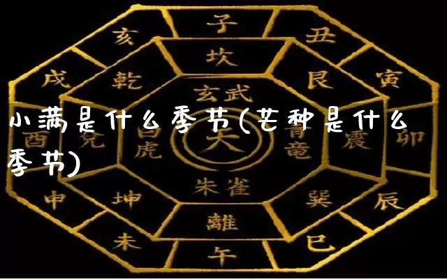 小满是什么季节(芒种是什么季节)_https://www.dao-sheng-yuan.com_算命_第1张