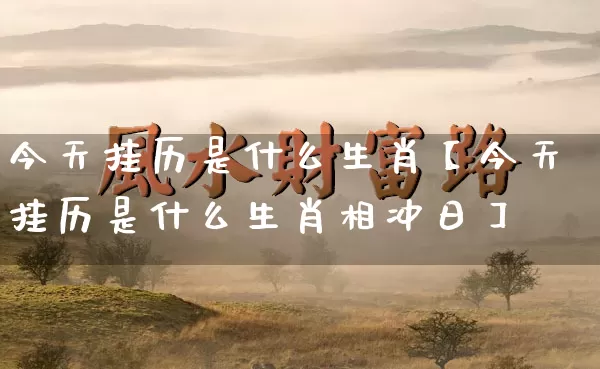 今天挂历是什么生肖【今天挂历是什么生肖相冲日】_https://www.dao-sheng-yuan.com_道源国学_第1张