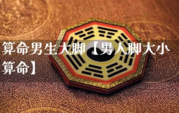 算命男生大脚【男人脚大小算命】_https://www.dao-sheng-yuan.com_道源国学_第1张