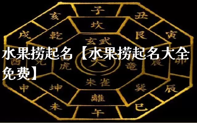 水果捞起名【水果捞起名大全免费】_https://www.dao-sheng-yuan.com_起名_第1张