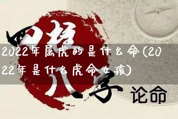 2022年属虎的是什么命(2022年是什么虎命女孩)_https://www.dao-sheng-yuan.com_周公解梦_第1张