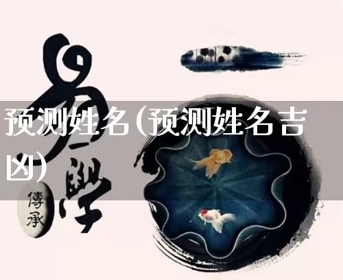预测姓名(预测姓名吉凶)_https://www.dao-sheng-yuan.com_八字_第1张