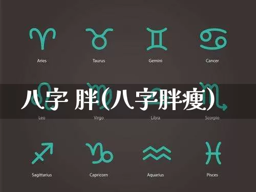 八字 胖(八字胖瘦)_https://www.dao-sheng-yuan.com_八字_第1张