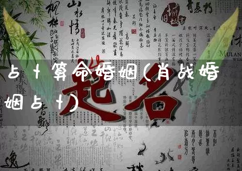 占卜算命婚姻(肖战婚姻占卜)_https://www.dao-sheng-yuan.com_风水_第1张
