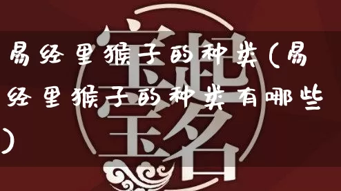 易经里猴子的种类(易经里猴子的种类有哪些)_https://www.dao-sheng-yuan.com_易经_第1张