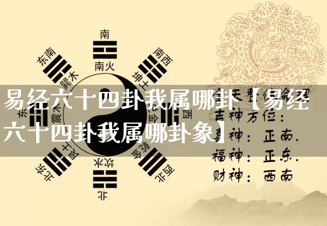 易经六十四卦我属哪卦【易经六十四卦我属哪卦象】_https://www.dao-sheng-yuan.com_五行_第1张