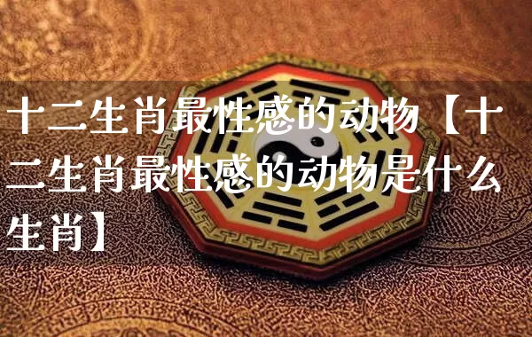 十二生肖最性感的动物【十二生肖最性感的动物是什么生肖】_https://www.dao-sheng-yuan.com_起名_第1张