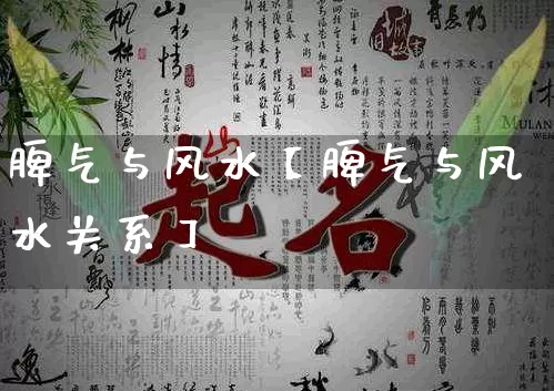 脾气与风水【脾气与风水关系】_https://www.dao-sheng-yuan.com_算命_第1张