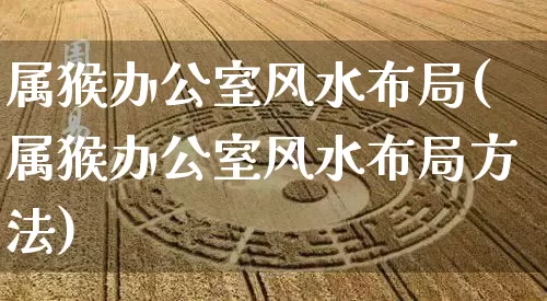 属猴办公室风水布局(属猴办公室风水布局方法)_五行_第1张_道圣缘 属猴办公室风水布局(属猴办公室风水布局方法)_https://www.dao-sheng-yuan.com_五行_第1张