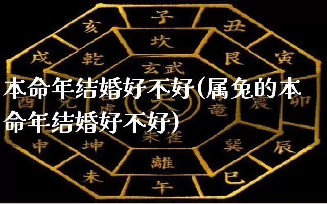 本命年结婚好不好(属兔的本命年结婚好不好)_https://www.dao-sheng-yuan.com_道源国学_第1张