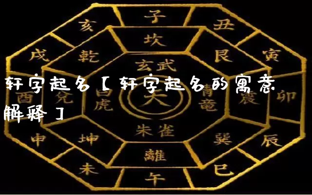 轩字起名【轩字起名的寓意解释】_https://www.dao-sheng-yuan.com_起名_第1张