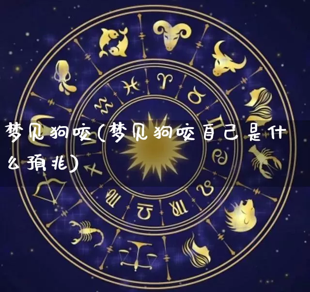 梦见狗咬(梦见狗咬自己是什么预兆)_https://www.dao-sheng-yuan.com_五行_第1张