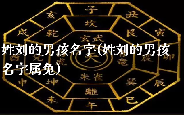 姓刘的男孩名字(姓刘的男孩名字属兔)_https://www.dao-sheng-yuan.com_起名_第1张