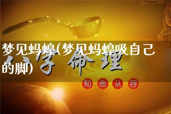 梦见蚂蝗(梦见蚂蝗吸自己的脚)_https://www.dao-sheng-yuan.com_八字_第1张