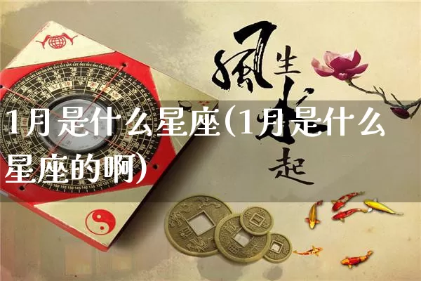 1月是什么星座(1月是什么星座的啊)_https://www.dao-sheng-yuan.com_风水_第1张