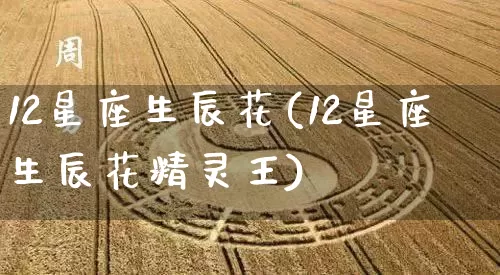 12星座生辰花(12星座生辰花精灵王)_https://www.dao-sheng-yuan.com_十二星座_第1张