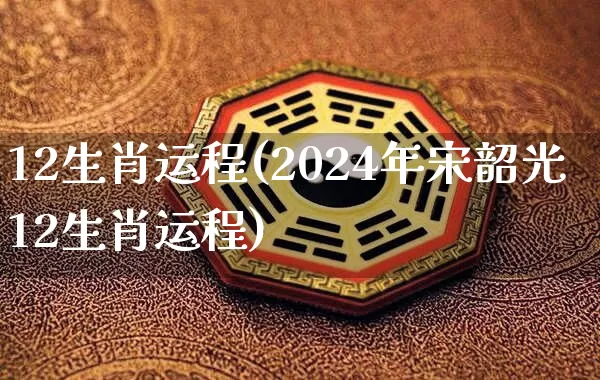 12生肖运程(2024年宋韶光12生肖运程)_https://www.dao-sheng-yuan.com_易经_第1张