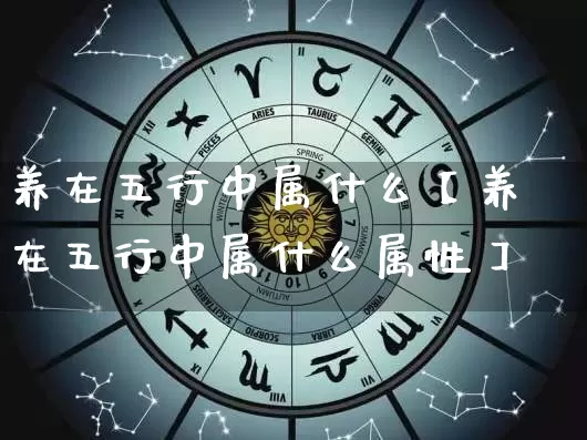 养在五行中属什么【养在五行中属什么属性】_https://www.dao-sheng-yuan.com_风水_第1张