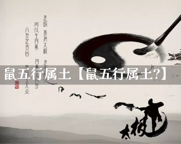 鼠五行属土【鼠五行属土?】_https://www.dao-sheng-yuan.com_八字_第1张
