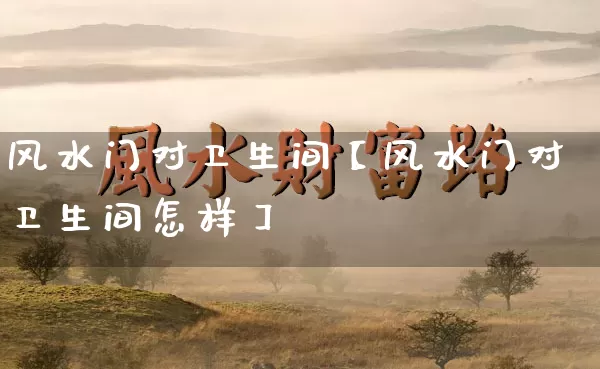 风水门对卫生间【风水门对卫生间怎样】_https://www.dao-sheng-yuan.com_周公解梦_第1张