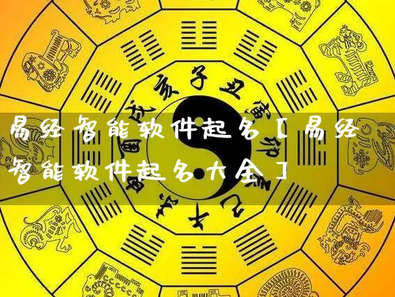 易经智能软件起名【易经智能软件起名大全】_https://www.dao-sheng-yuan.com_易经_第1张