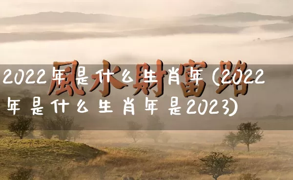 2022年是什么生肖年(2022年是什么生肖年是2023)_https://www.dao-sheng-yuan.com_周公解梦_第1张