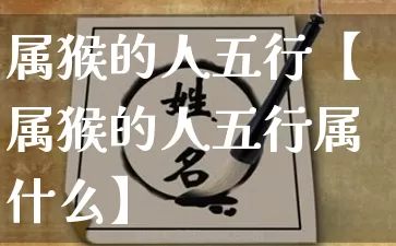 属猴的人五行【属猴的人五行属什么】_https://www.dao-sheng-yuan.com_十二星座_第1张