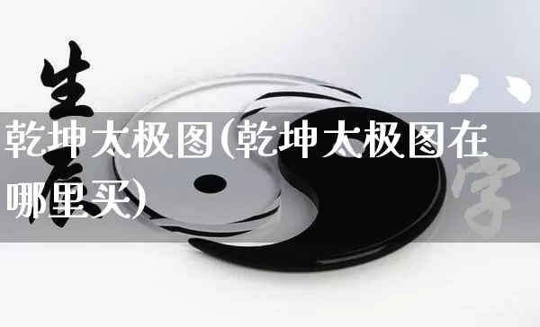 乾坤太极图(乾坤太极图在哪里买)_https://www.dao-sheng-yuan.com_生肖属相_第1张