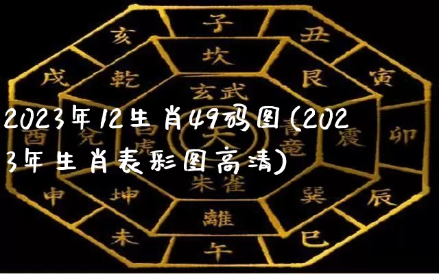 2023年12生肖49码图(2023年生肖表彩图高清)_https://www.dao-sheng-yuan.com_八字_第1张