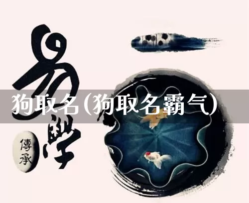 狗取名(狗取名霸气)_https://www.dao-sheng-yuan.com_十二星座_第1张