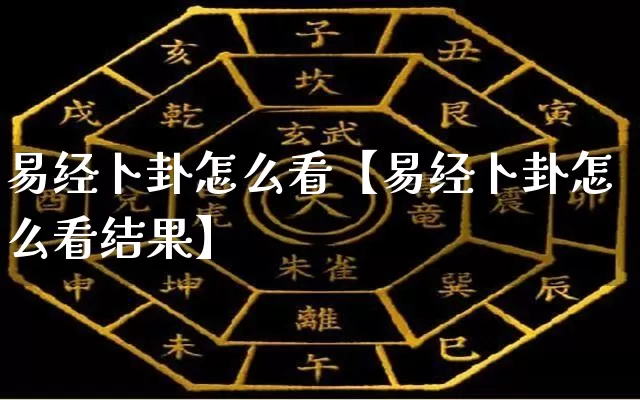 易经卜卦怎么看【易经卜卦怎么看结果】_https://www.dao-sheng-yuan.com_八字_第1张