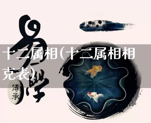 十二属相(十二属相相克表)_https://www.dao-sheng-yuan.com_生肖属相_第1张