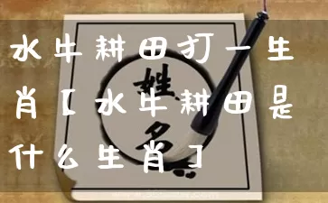 水牛耕田打一生肖【水牛耕田是什么生肖】_生肖属相_第1张_道圣缘 水牛耕田打一生肖【水牛耕田是什么生肖】_https://www.dao-sheng-yuan.com_生肖属相_第1张