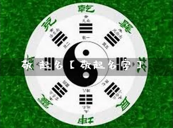 敬 起名【敬起名字】_https://www.dao-sheng-yuan.com_易经_第1张