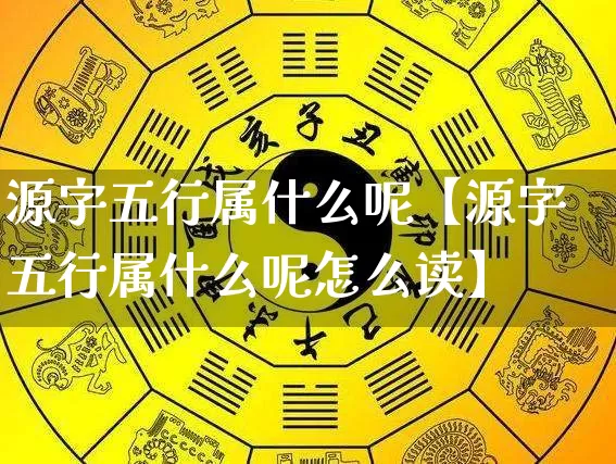 源字五行属什么呢【源字五行属什么呢怎么读】_https://www.dao-sheng-yuan.com_风水_第1张