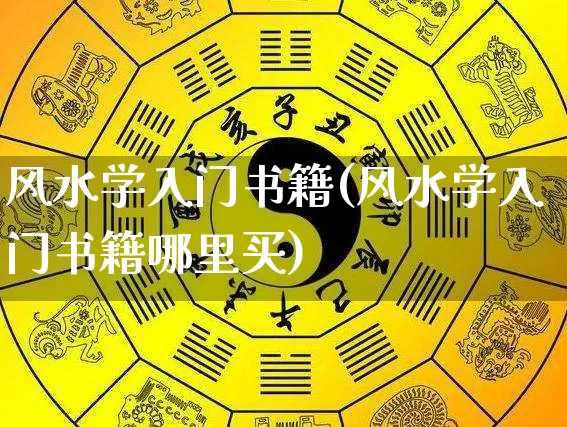 风水学入门书籍(风水学入门书籍哪里买)_https://www.dao-sheng-yuan.com_起名_第1张