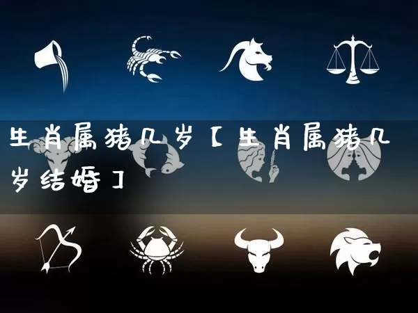 生肖属猪几岁【生肖属猪几岁结婚】_生肖属相_第1张_道圣缘 生肖属猪几岁【生肖属猪几岁结婚】_https://www.dao-sheng-yuan.com_生肖属相_第1张