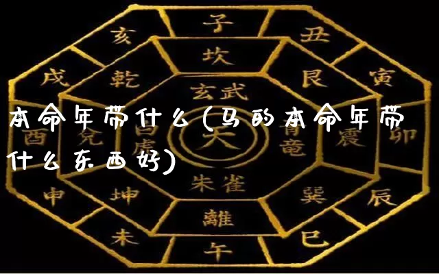 本命年带什么(马的本命年带什么东西好)_https://www.dao-sheng-yuan.com_起名_第1张