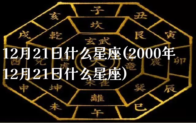12月21日什么星座(2000年12月21日什么星座)_https://www.dao-sheng-yuan.com_十二星座_第1张