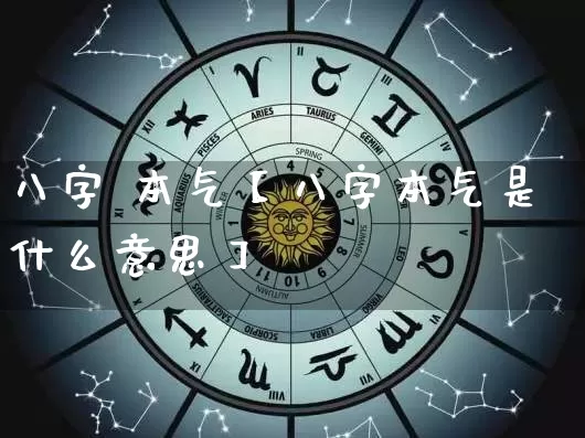 八字 本气【八字本气是什么意思】_https://www.dao-sheng-yuan.com_八字_第1张