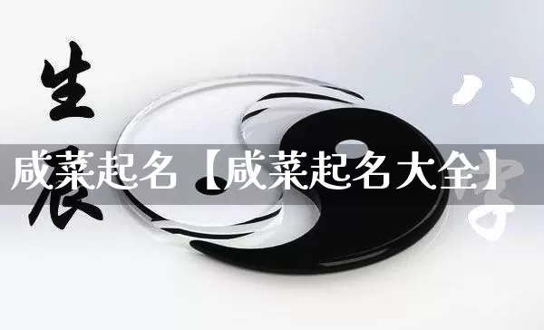 咸菜起名【咸菜起名大全】_https://www.dao-sheng-yuan.com_易经_第1张